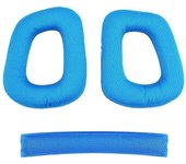 Juego de almohadillas de repuesto + diadema para Logitech G930 G430 F450 Juego de almohadillas para auriculares blandos