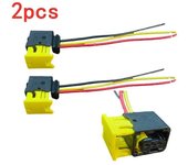 2 piezas de cable de enchufe de conector de 3 pines para camiones scania R650 G500 S730 S500 P500 para faros antiniebla Scania 2Pcs