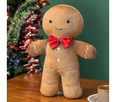 Hombre de jengibre 40cm * Almohada decorativa de Navidad Muñeca de árbol de Navidad Regalo de almohada