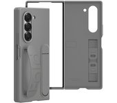 Samsung Funda para Galaxy Z Fold 6 Asa de soporte de protección de silicona Gris oscuro