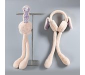 JWL-Orejeras cálidas Orejeras móviles Orejas de pato de conejo Lindas orejeras Bolsa de anticongelante para clima invernal femenino Niños' s Tapa d...
