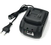 Cargador para batería de litio 18v 21v Aplicar a la amoladora de taladro inalámbrico Herramientas eléctricas eléctricas enchufe de la UE negro