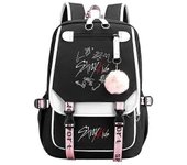 Nuevas mochilas USB para niños callejeros, niñas, niños, mochilas de libros escolares de anime, mochilas de lona para adolescentes y mochilas para ...