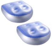 2pcs Asiento elevador inflable, cojín de bañera de hidromasaje Spas Booster Seat Back Pad Cups para todos los spas y caliente