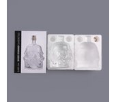 Star Wars Stormtrooper Decantador de whisky de vidrio - Regalo único para los amantes de los licores - Gran capacidad 750ml Blanco A