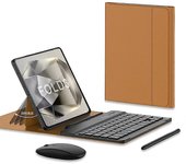 Para el teclado y el mouse Samsung Galaxy Z Fold 6, actualice el teclado Bluetooth magnético portátil con estuche de cuero y bolígrafo capacitivo M...