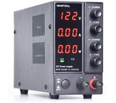 Fuente de alimentación de laboratorio de CC ajustable de 360 W 0-120 V 3 A Negro