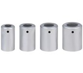 100x Férula de engarce de aluminio Aire acondicionado Aire acondicionado Manguera de barrera estándar/reducida