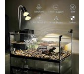 Paquete de 4 lámparas de calor de tortuga, bombillas de tortuga de reptil UVA UVB de 25/50/75 W para tanques, terrarios y jaulas de anfibios, funci...