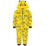 Pokemon Niños/Niños Pikachu Ropa de dormir todo en uno Amarillo 13-14 Years