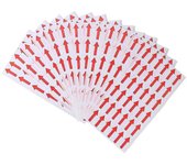500pcs Red Arrow Sticker Creative Upward Label Clear Direction Sticker
