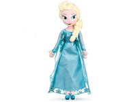 Muñeca de peluche realista ligera linda pequeña regalo de cumpleaños juguete de muñeca de peluche para niñas niños 40 cm / 15.7 pulgadas tipo 1 Elsa
