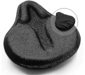 Gel Bike Seat Cover Acolchado Cómodo cojín de asiento para bicicleta estática para mujeres y hombres Sillines de bicicleta suaves