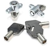 2x Hard Saddlebag Lock 3 Set para Touring Glide Road King Nuevo