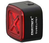 Luz de bicicleta CubeliteIII Luz trasera inteligente Freno automático Luz trasera Ligero Ultra brillante Led Wa BlackRed