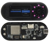 Placa de desarrollo de codificador de micrófono RGB LCD portátil multifuncional T-Embed ESP32-S3, D Como se muestra