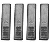 4PCS Tapa de techo Moldura de goteo moldura para MAZDA 2 DE 2007-2014 3 BK 2003-2008 BL 2009-2013 5 CR 2005-2010 6 CX7 CX9