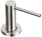 Dispensador de jabón para fregadero de cocina Bomba de encimera de acero inoxidable cepillado Loción de manos incorporada Plata