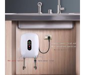 3000w Mini calentador de agua 110v calentador de agua eléctrico sin tanque instantáneo calentador de agua caliente termostático Sistema de calefacc...