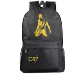 Mochila CR7 con carga USB, ideal para niños y niñas, se adapta a la computadora portátil, mochilas escolares con bloqueo de robo An-ti, ideal para ...