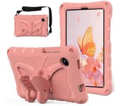 Para Xiaomi Redmi Pad SE 4G Funda de 8,7 pulgadas Butterfly Kickstand EVA Tablet Cover con correa para el hombro Multicolor Style H
