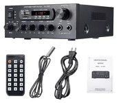 1200W 220V Bluetooth Amplificador Digital Hifi Amplificador Digital 33BT Estéreo LED Amplificador de audio digital Au-