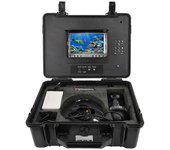 Pantalla de 7 pulgadas 360 giratorio de pesca submarina Cámara de video Buscador de peces con DVR