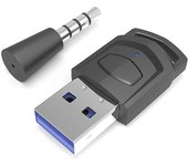 Para PS4 / PS5 / PC HS-PS5101 Transmisor de auriculares inalámbricos Transmisor de auriculares Negro