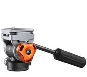 Trípode de fluido de video Carga máxima de 11 lb / 5 kg Cabezales fluidos de cámara estables y suaves como la seda para Como se muestra