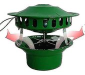 Ventilador de chimenea eléctrico para barbacoa choza chimenea termo horno de leña - 80W-YuJia