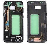 Para Galaxy S8+ / G9550 / G955F / G955A Bisel del marco central Negro