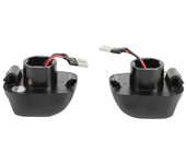 Luces de matrícula LED para coche Luz trasera Luz trasera impermeable para Navara D40 Frontier 2007-2016 Negro