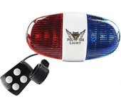 Bicicleta para niños, policía, luz de sonido, bocina electrónica, bicicleta led, luz, regalo de cumpleaños, regalo de año nuevo, para sus hijos (ba...