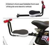 Bicicleta desmontable para niños Safe-t- Asientos de bicicleta para niños Bicicleta Silla delantera Portador Deporte al aire libre Prot Color de la...