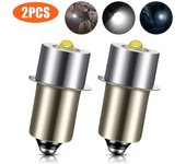 2PCS P13.5S DC6V-24V LED Upgrade Bombillas Linterna Celular Maglite Blanca 6500K 3W6212981176283
