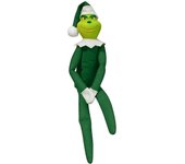 Pareja de Navidad El Grinch Muñeca de Peluche Juguete Navidad Decoración del Hogar Adornos Niños Chlidren Regalos Verde