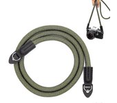 Correa de la cámara Vintage 105cm Nylon Cuerda de escalada Cámara Cuello Correa de hombro para Micro Single Y Dslr