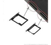 Para la bandeja de la tarjeta SIM Huawei P8 y la bandeja de la tarjeta Micro SD Negro