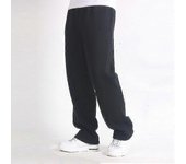 Pantalones elásticos holgados para hombre de talla grande Pantalones de chándal casuales de algodón de talla grande 5xl 6xl 7xl 6xl_fo Negro 7 XL
