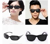 Gafas de trama / gafas de agujero para entrenamiento ocular y relajación, gafas de rejilla
