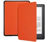 Para Kindle Paperwhite 6 12th 2024 Funda de cuero PU delgada y duradera Auto Wake/Sleep naranja