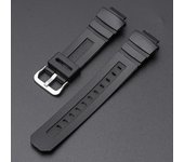 Correa de reloj para Casio AW-590 AW-591 AW-5230 AW-282B AWG-M100 AWG-M101 G-7700 Negro