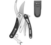Podadoras manuales de jardinería. 5 en 1 Multitools Tijeras plegables 420 Tijeras de poda de acero inoxidable Cortadoras de bonsái para cortadoras ...