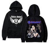 Sudaderas con capucha Tokio Hotel Rock Band Jersey Bill Kaulitz Sudadera con estampado Sudadera con capucha Kaulitz 89 Y2k Streetwear Sudaderas Tok...
