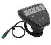 Jeek Bicicleta eléctrica 36V48V LED G20 Pantalla del panel de control del medidor para ebike 5 pines impermeable enchufe conectar