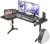 Escritorio de juego extra grande en forma de L Esquina PC Computadora Mesa de jugador
