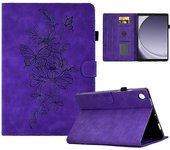 Para Samsung Galaxy Tab A9 + Funda de tableta de cuero PU con soporte para tarjetero Multicolor Style D