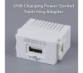 Módulo de alimentación USB Transformador de 220 V y 5 V Adaptador de conmutación de toma de carga USB de 2,1 A