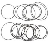 Ancho: 1 mm, 70-100 mm, nueva correa de goma para grabadoras, CDROM, máquinas de video, Walkman, unidad de DVD (20 piezas)