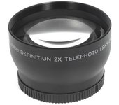 Lente teleconvertidora de cámara 52 mm 2.0X Cámaras DSLR universales Teleobjetivo